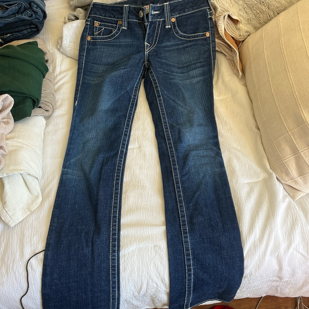 low rise bootcut true religion jeans size 26